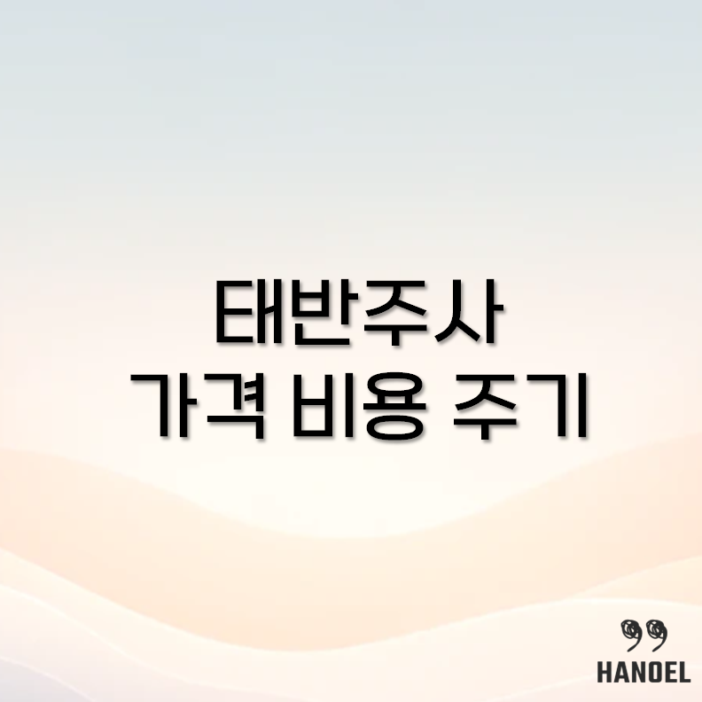 태반주사 가격