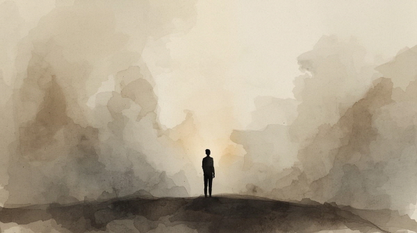 ISFP는 진심으로 살아가는 사람입니다. 그러나 세상은 그 진심을 항상 환영하지 않기도 합니다. 이들은 불안을 통해 “거절당해도 나는 나로서 충분하다”는 자기 확신을 배워야 합니다에 관한 그림