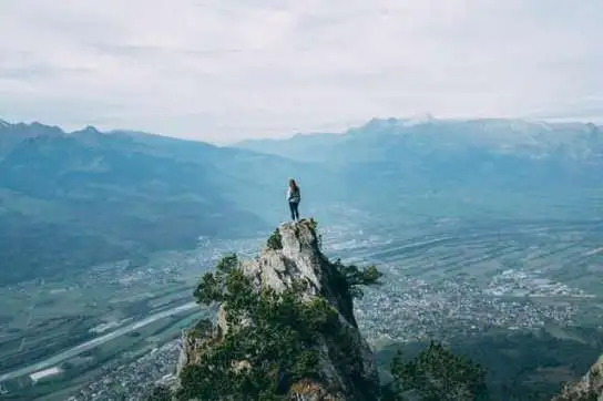 산-정상