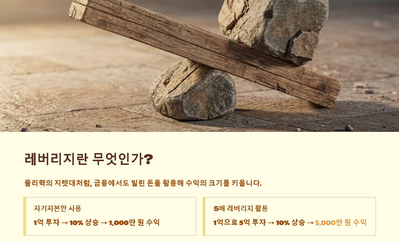 레버리지 뜻