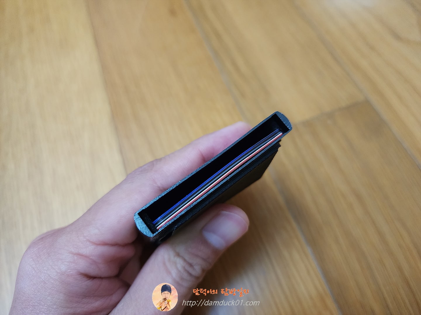 RFID 도난방지 팝업 카드 지갑