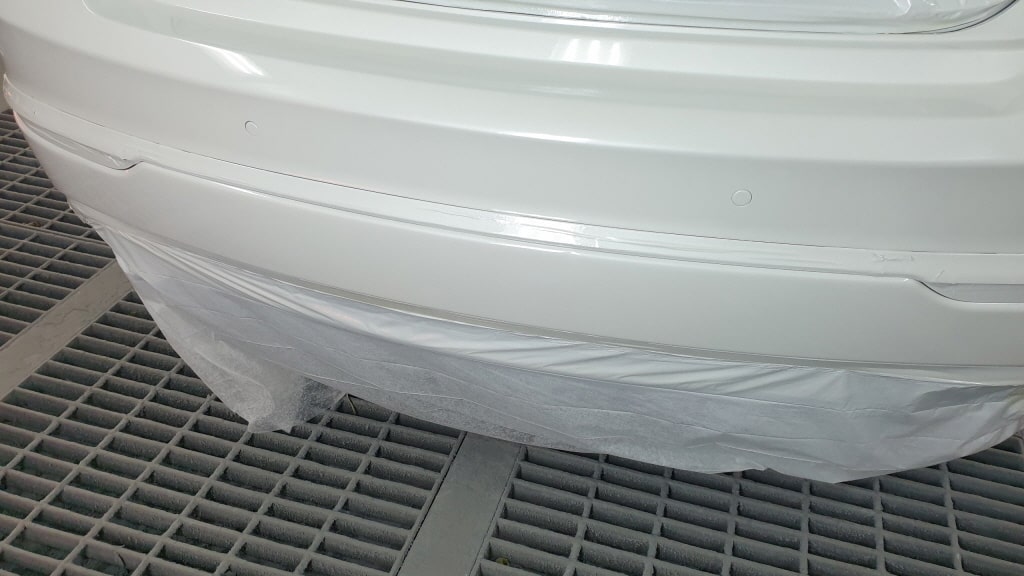 뒤 범퍼도색 완료 k7 범퍼도색 - 뒤 범퍼도색 완료