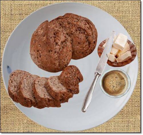 호밀빵 버터 오일