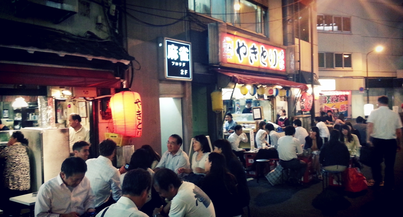 유락초 야키토리 거리