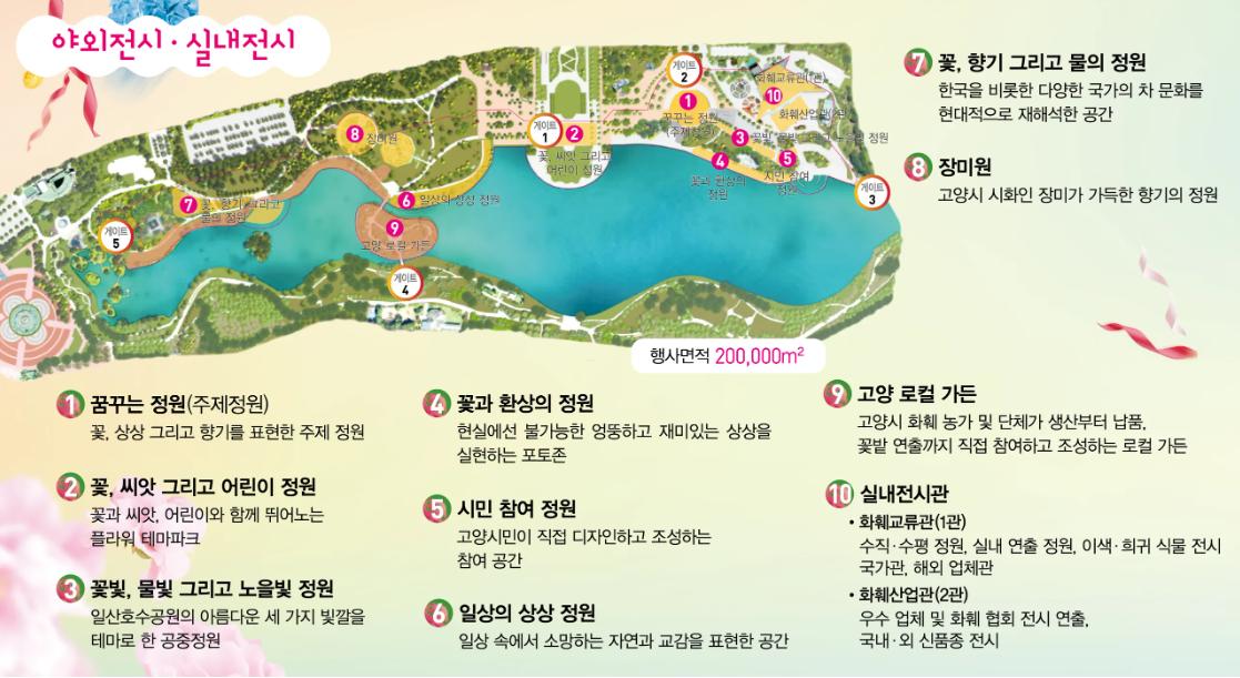 2025 고양국제꽃박람회 전시내용 및 위치