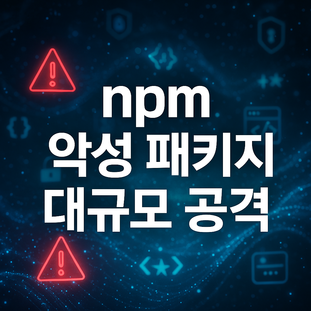 npm 악성 패키지 대규모 공격