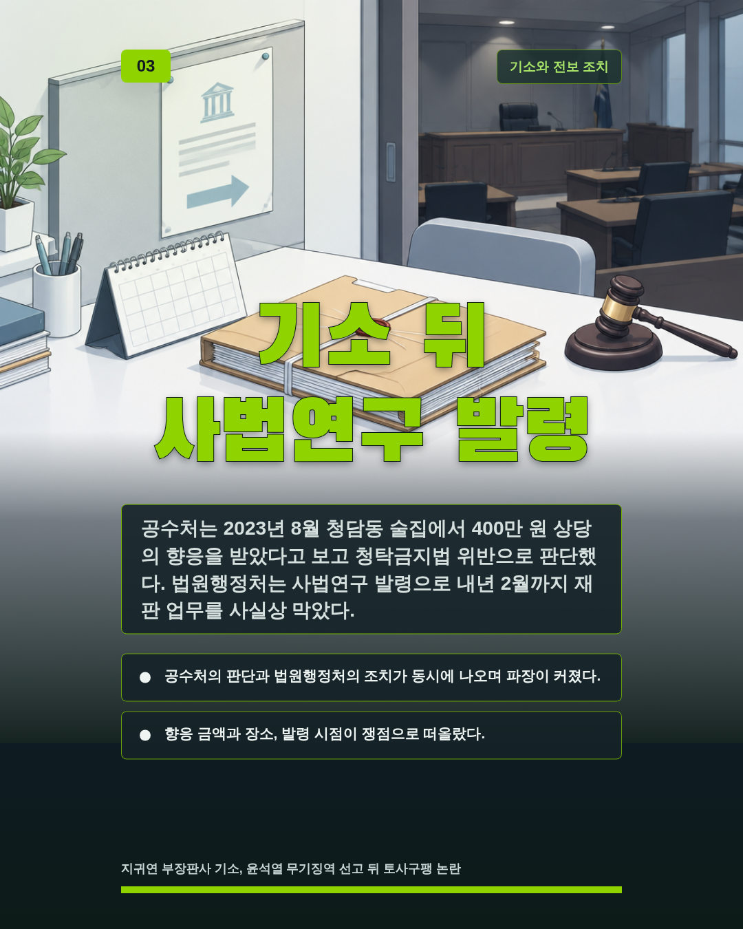 기소 뒤 사법연구 발령