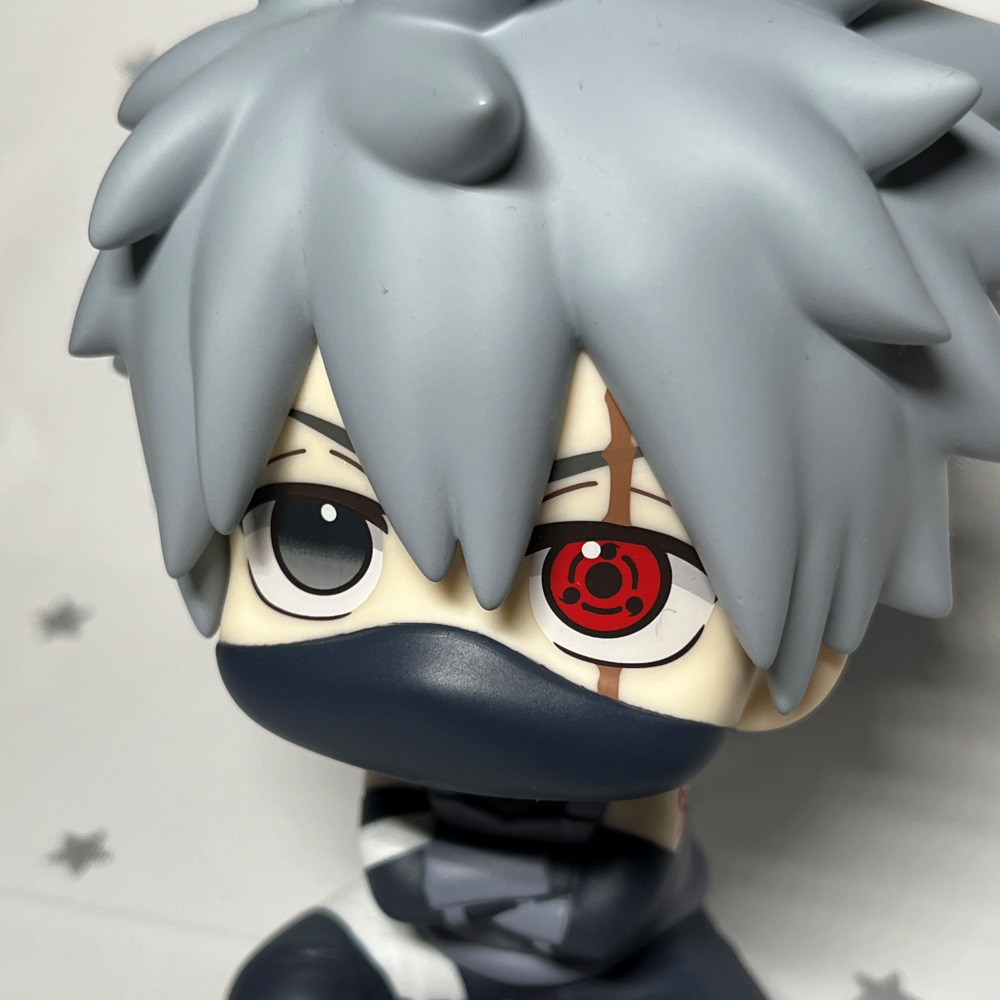 사륜안을 뜬 카카시 암부 룩업 피규어 얼굴 디테일