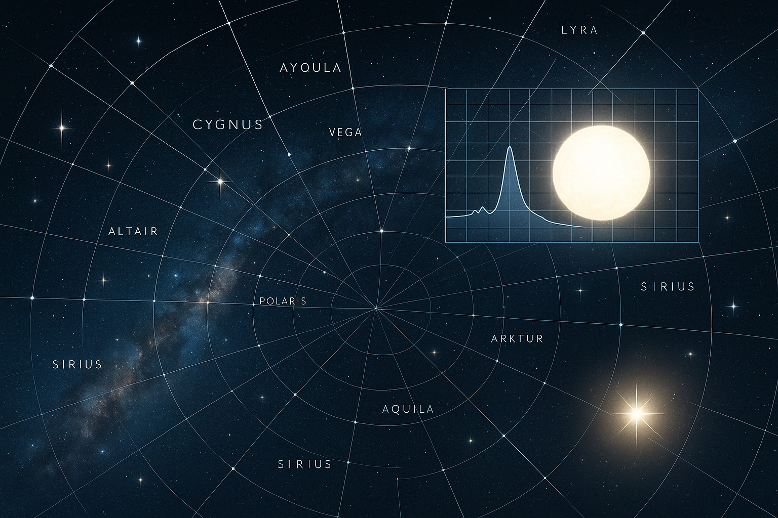 우주항해를 위한 항성 지도