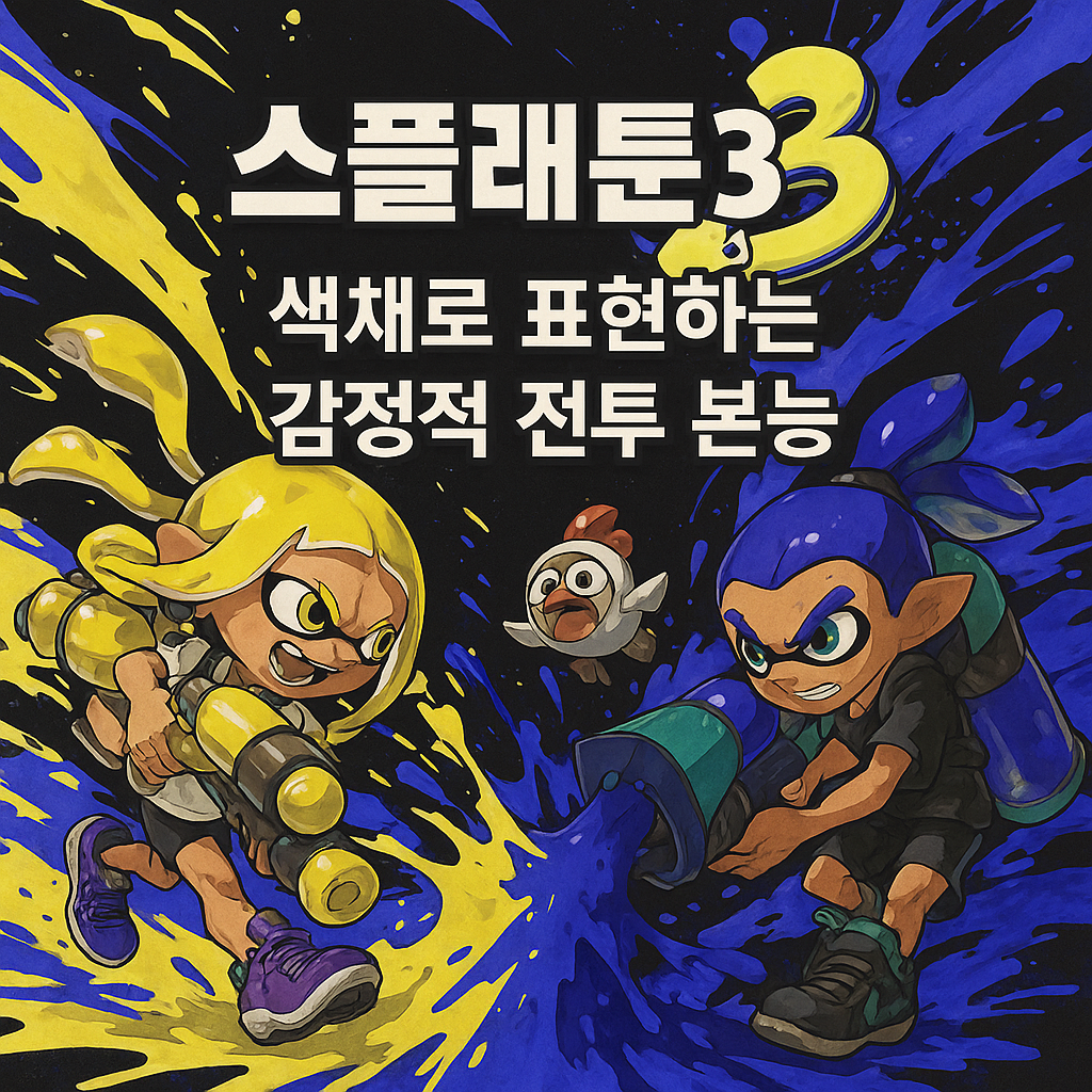 스플래툰3, 색채로 표현하는 감정적 전투 본능