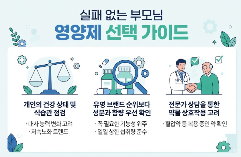 60대 부모님 영양제 추천