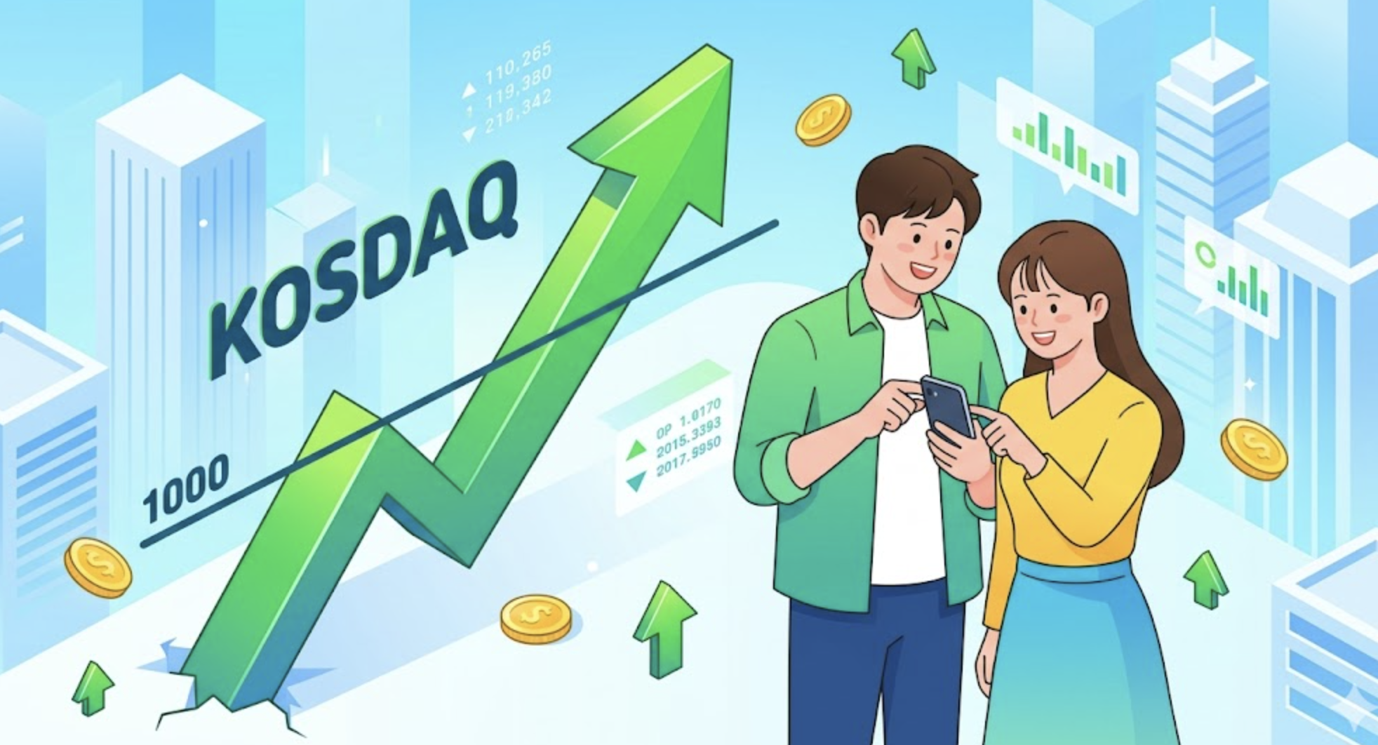 코수닥 지수 보는 법 관련 이미지