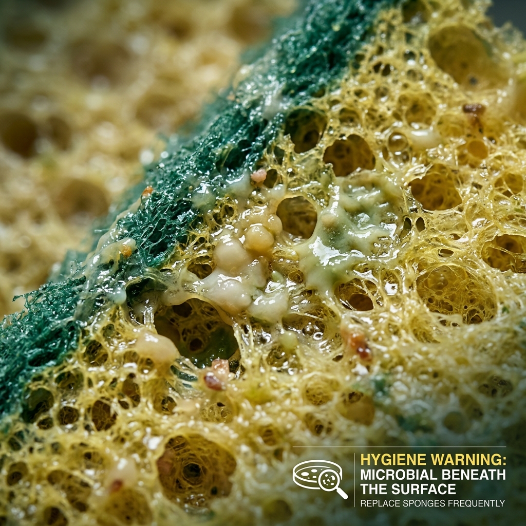 주방 수세미 고르는법 건조속도 위생 망사형