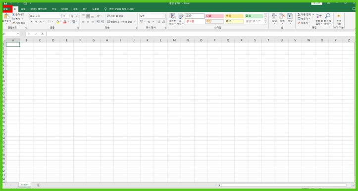 엑셀 화면 2개, 여러개 띄우기
