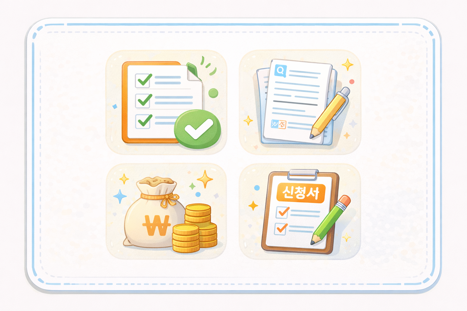 2026 기초연금 신청 절차와 준비서류 요약 안내 이미지