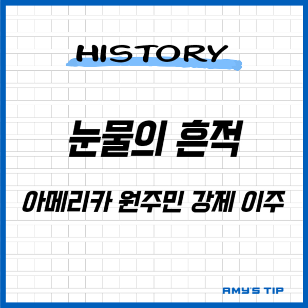 눈물의 흔적: 아메리카 원주민 강제 이주