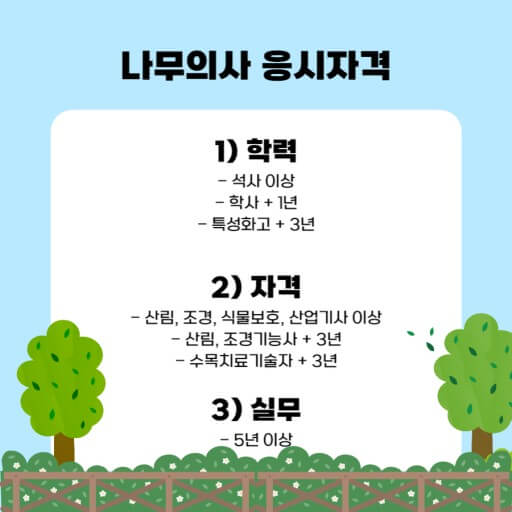 나무의사 하는 일