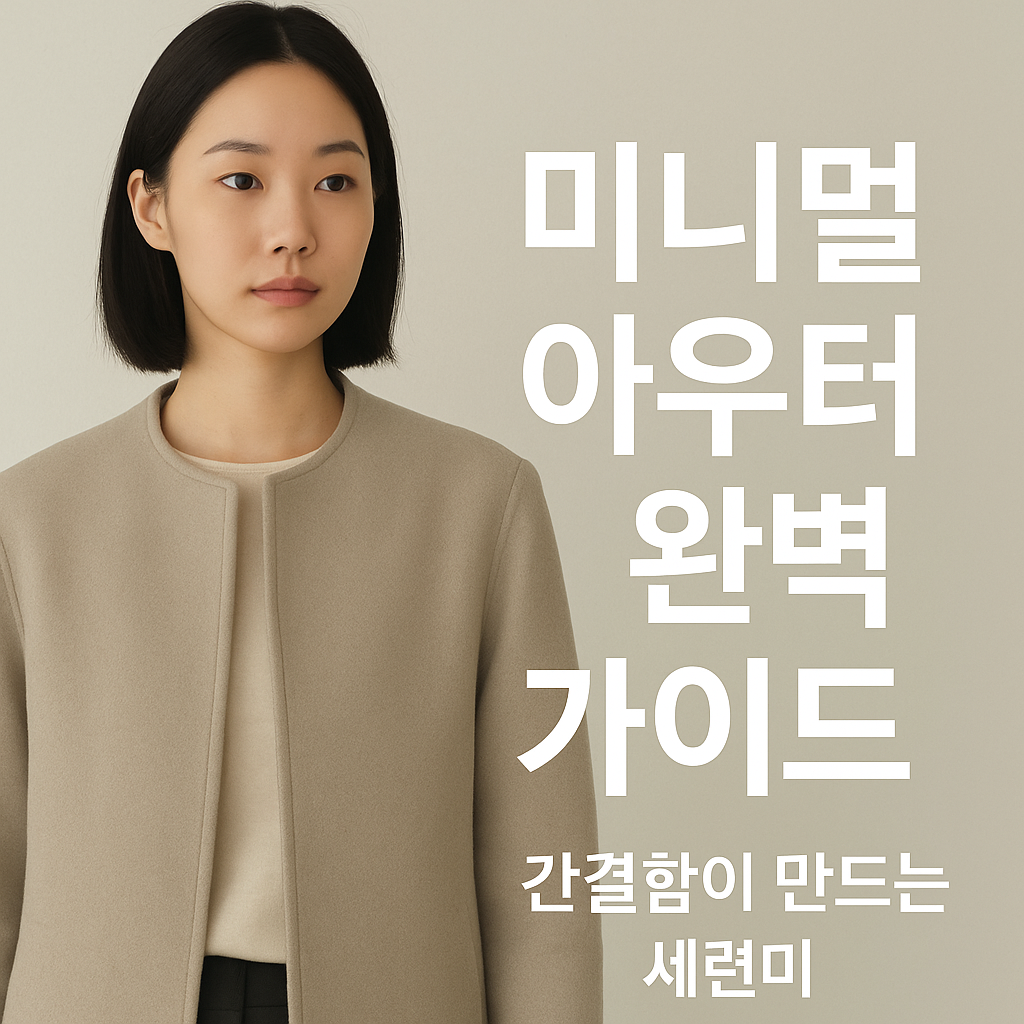 미니멀 아우터