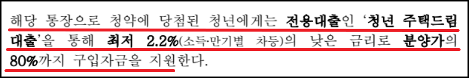 청년 주택드림 청약통장 가입조건 및 혜택, 전환 방법