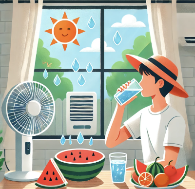 여름철 폭염 대비 건강 관리법 관련 이미지