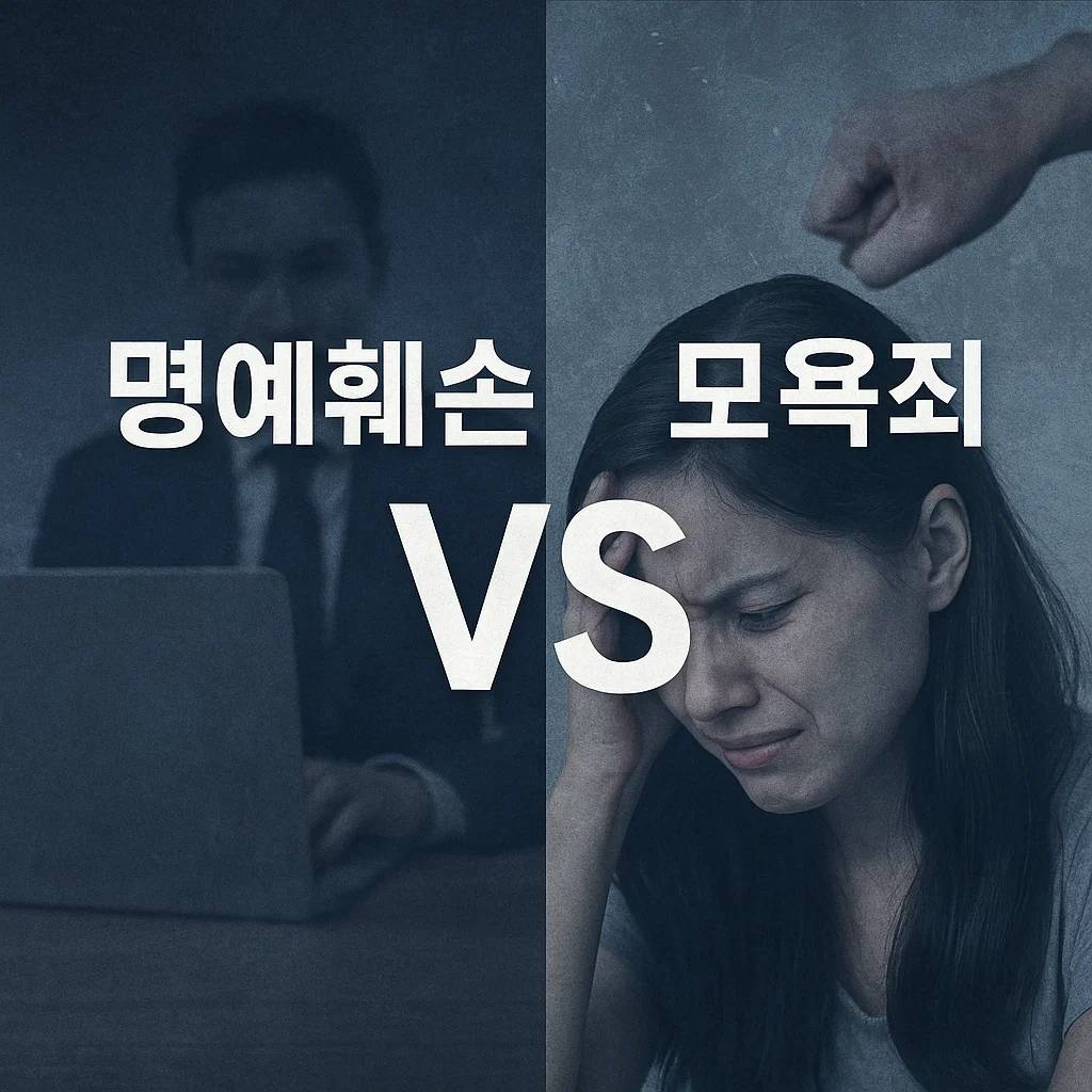 명예훼손-모욕죄-차이