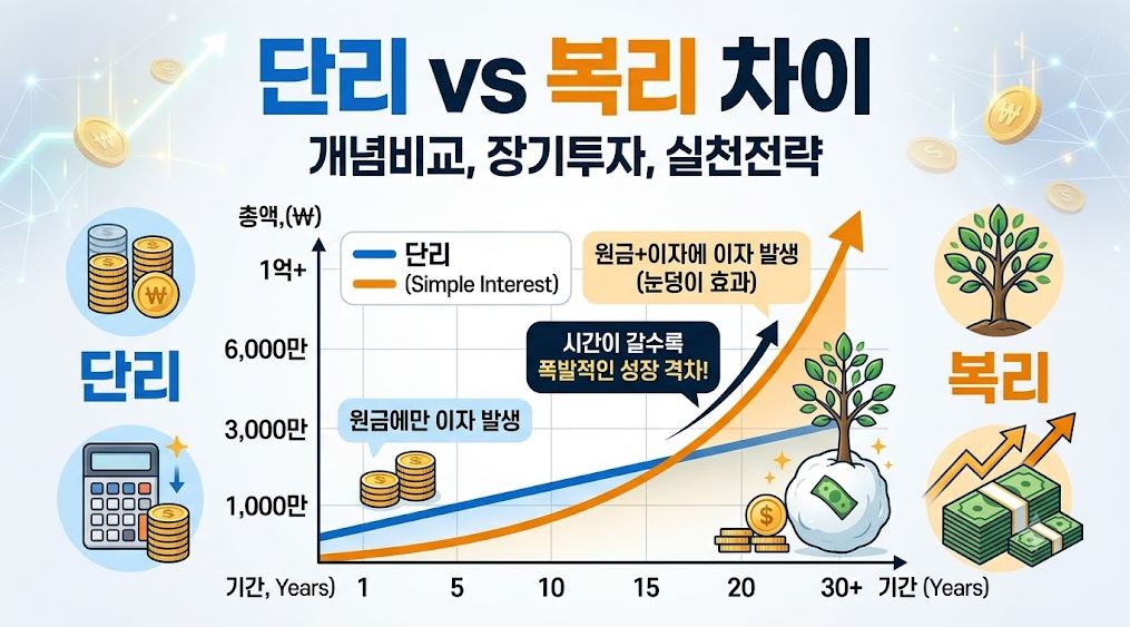 단리 복리 차이 설명사진