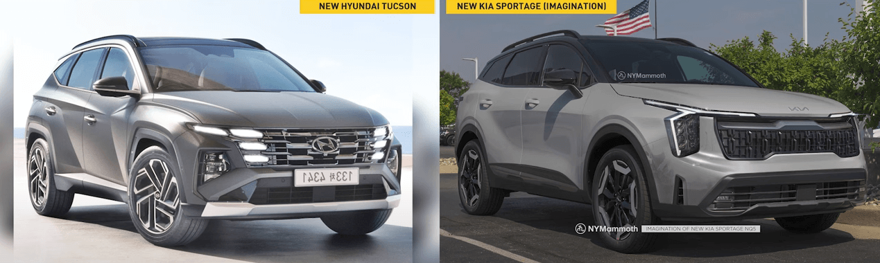 스포티지 페이스리프트 예상도