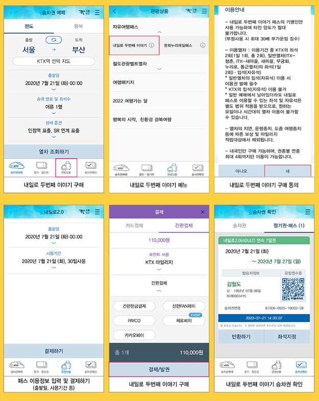 코레일 내일로 패스
