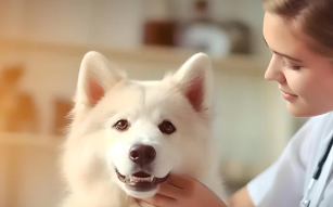 강아지 검사하는 사진/출처:어도비스톡
