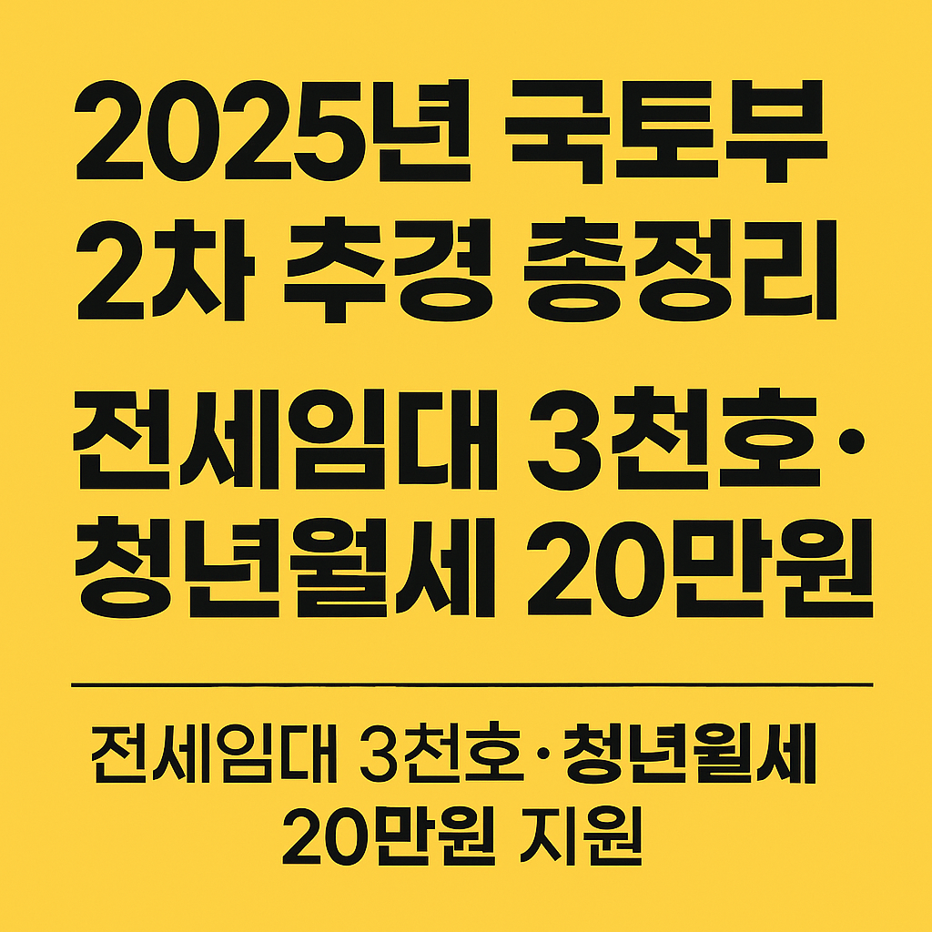 청년 월세 지원