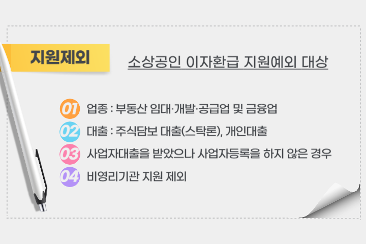 소상공인-이자환급-지원-제외-경우-이미지