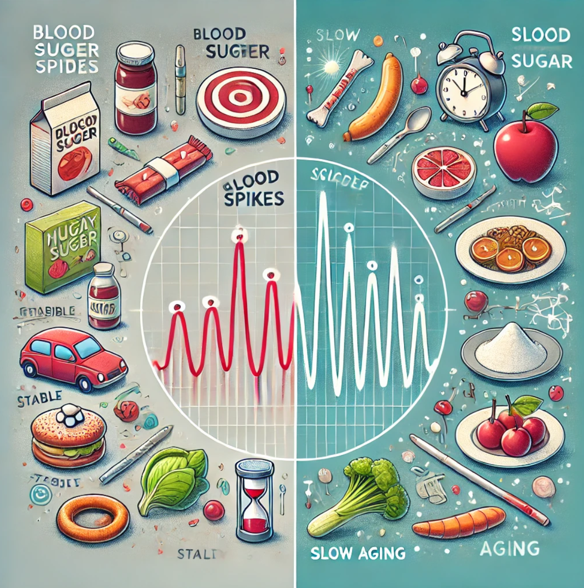 저속노화 식단 관련 이미지