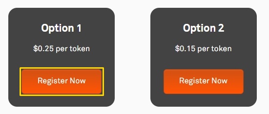 옵션1, 옵션2중 옵션1을 먼저 눌러 진행하는 모습