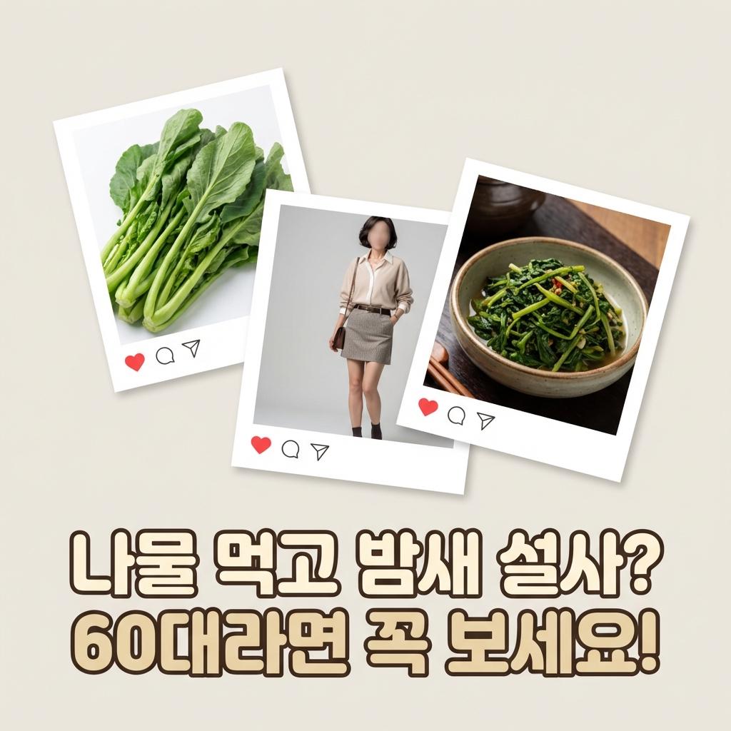 유채나물 부작용 설사? 장 약한 60대 필독 솔직 후기 장단점 비교 비용 공개