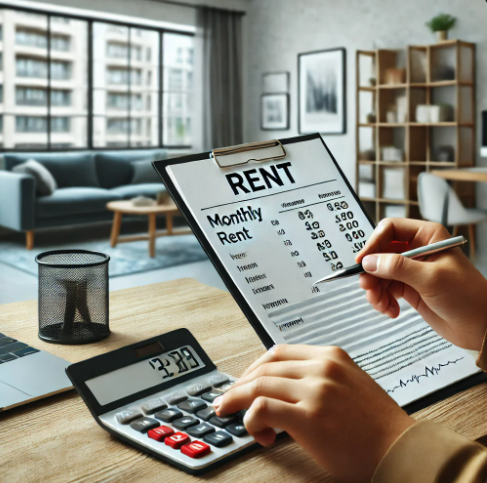 월세를 계산하는 사람