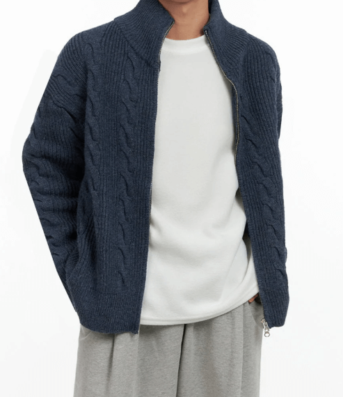 가을 남자 니트집업 코디 꿀팁 &amp;#124; 스타일리시하게 입는 법