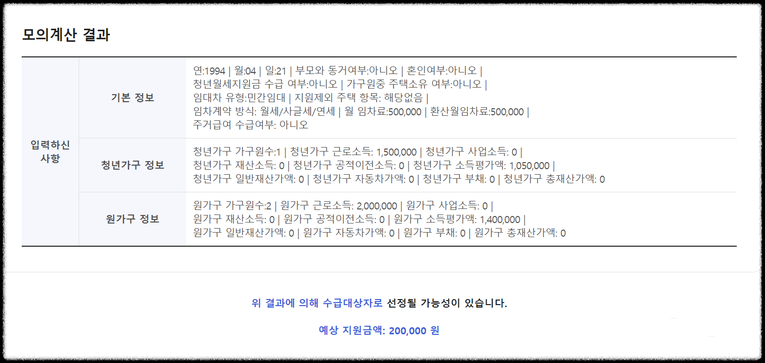 2023년 청년 월세 한시 특별 지원금 240만원 바로 신청하기