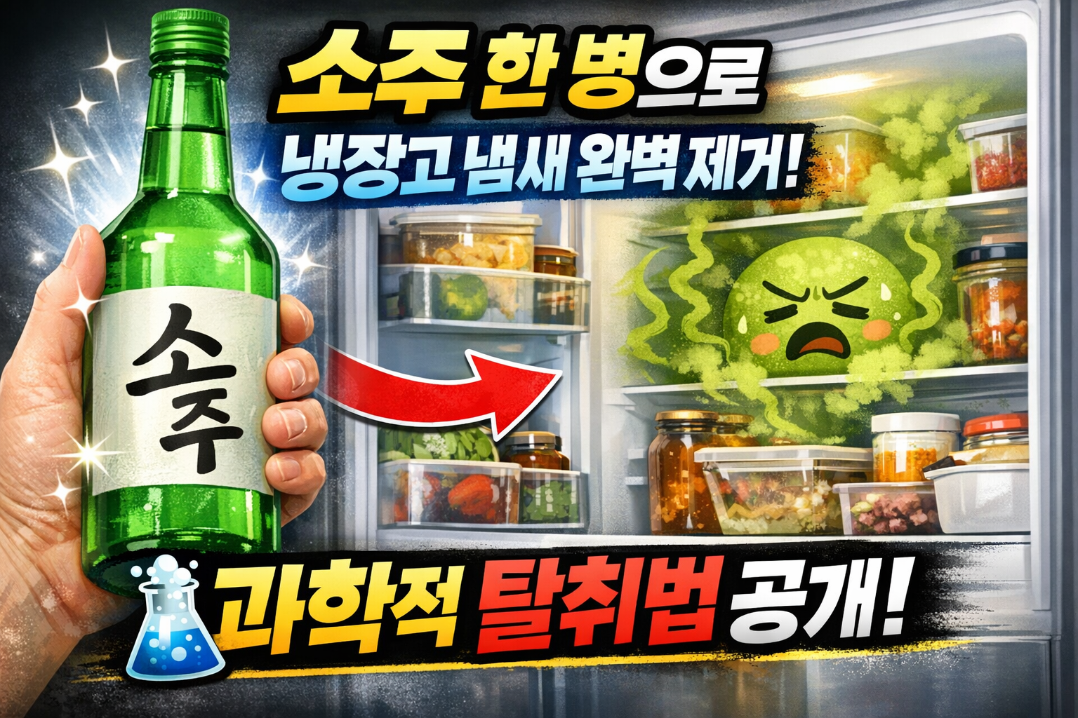 냉장고 냄새 완벽 제거