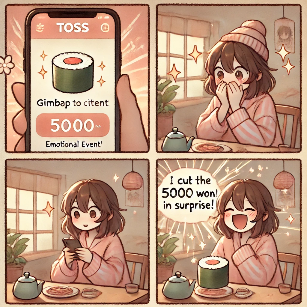 토스 김밥자르기 용돈이벤트 앱테크 참여방법 관련 사진