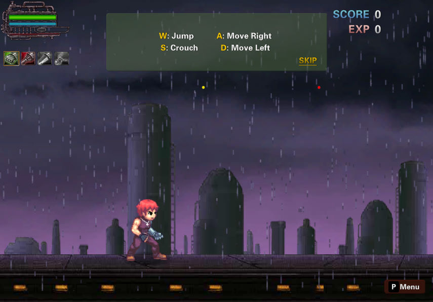 2d 격투게임 플레이화면1