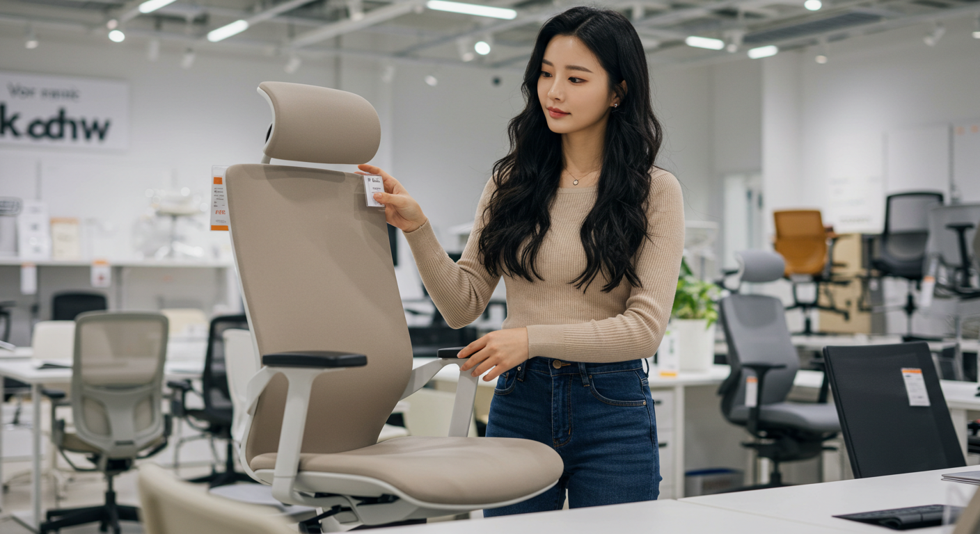 사무용 책상 크기