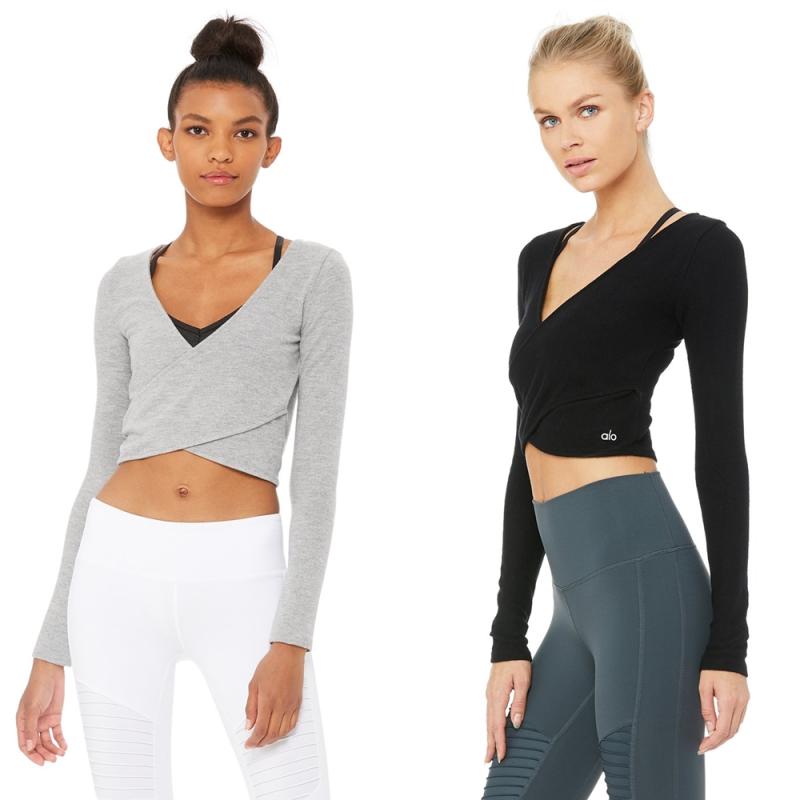 알로 요가복 아멜리아 럭스 롱 슬리브 크롭