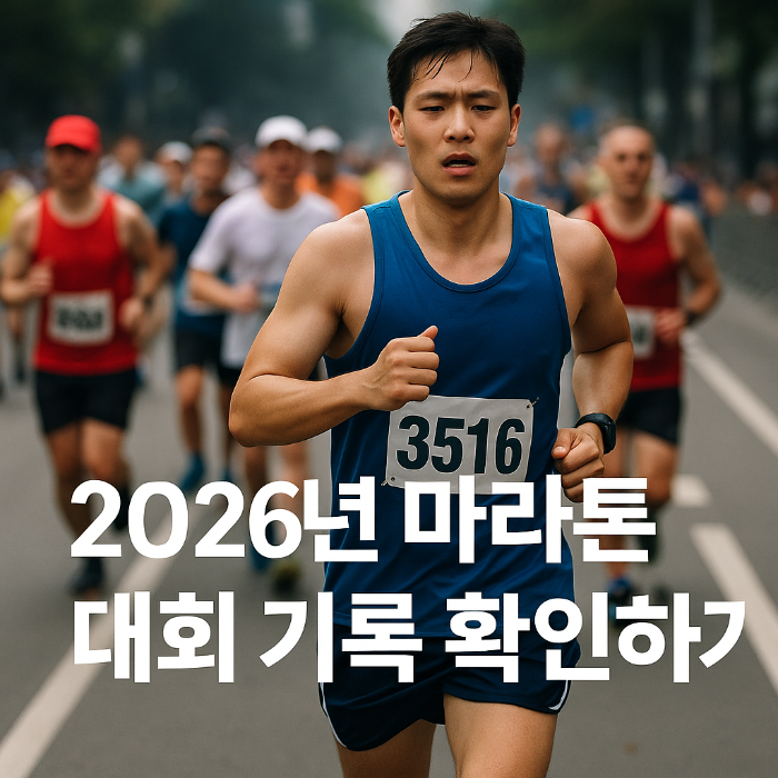 2026년 마라톤대회 기록