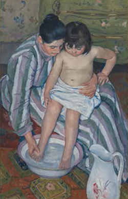 메리 카사트의 아이의 목욕