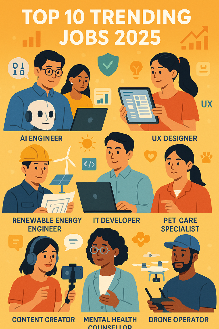 2025년 최신 인기 직업 TOP 10