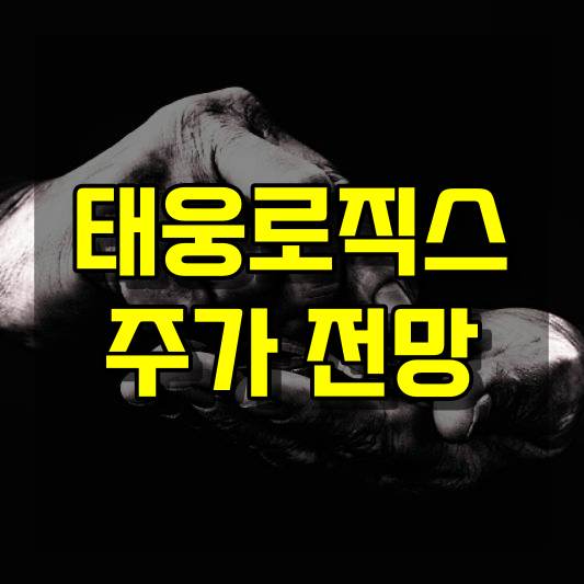 태웅로직스 주가 전망