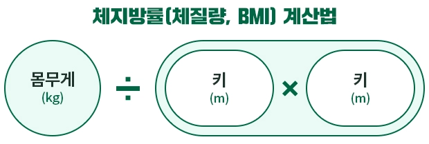 체지방률 정상범위 계산법 체지방률 줄이기