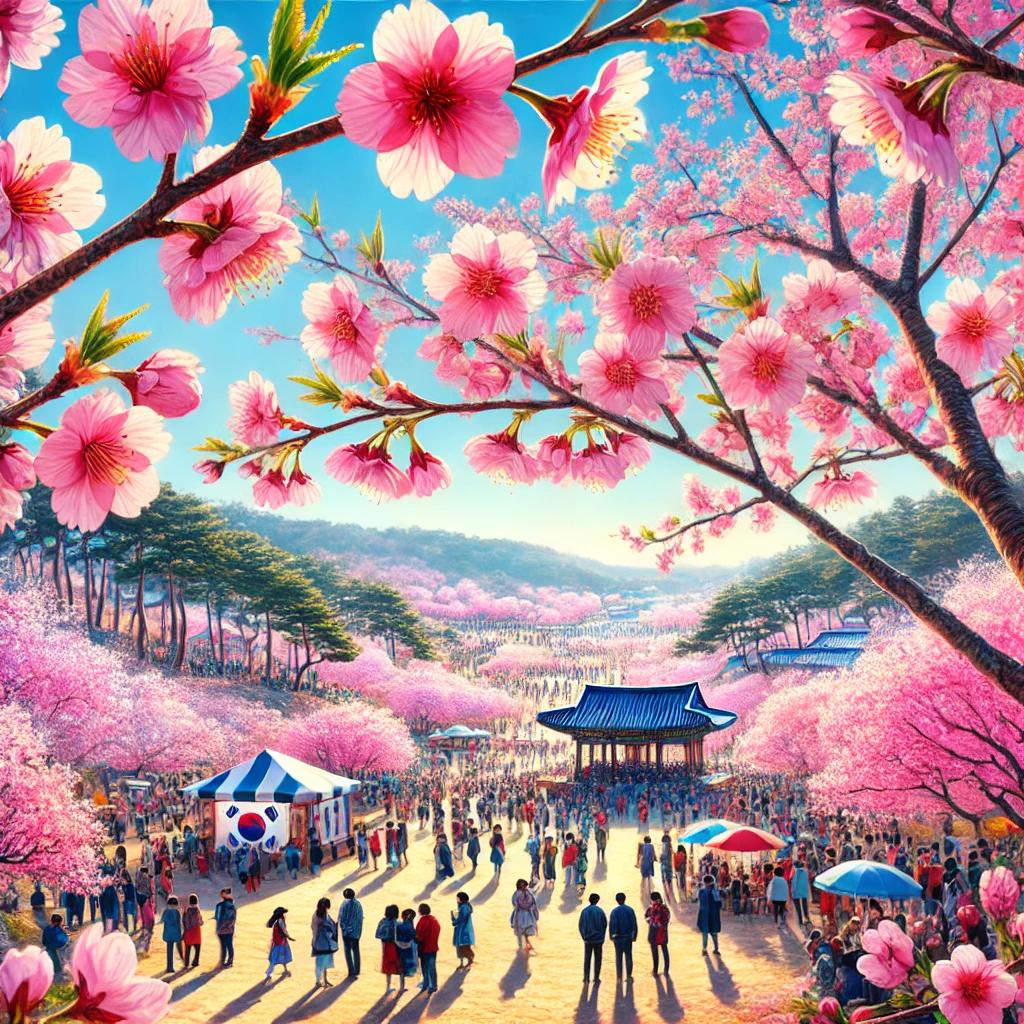 강릉 벚꽃축제 실시간