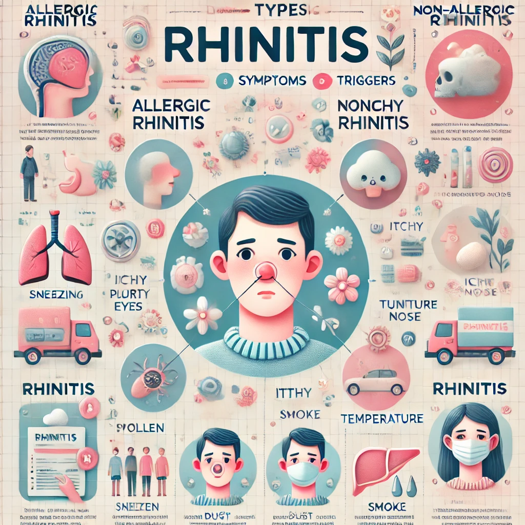 비염의 이해: 종류, 증상, 원인