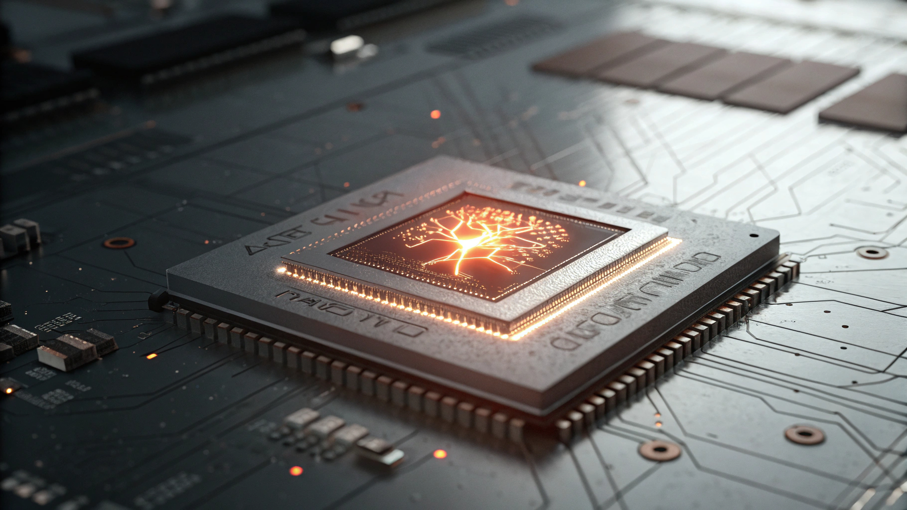 초경량 뉴로모픽 칩 개념 이미지